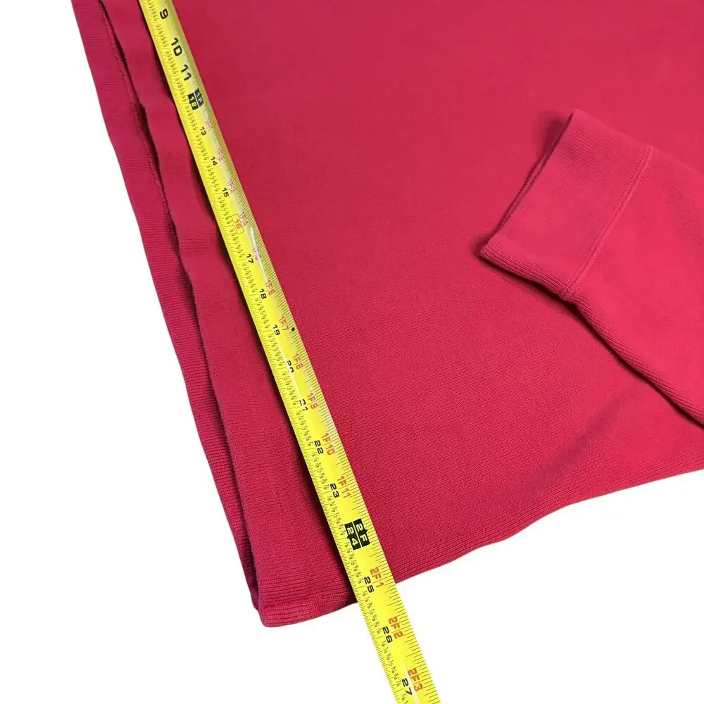 Polo Ralph Lauren‎ Men's 1/4 Zip Red Pullover Sweater Sz XXL